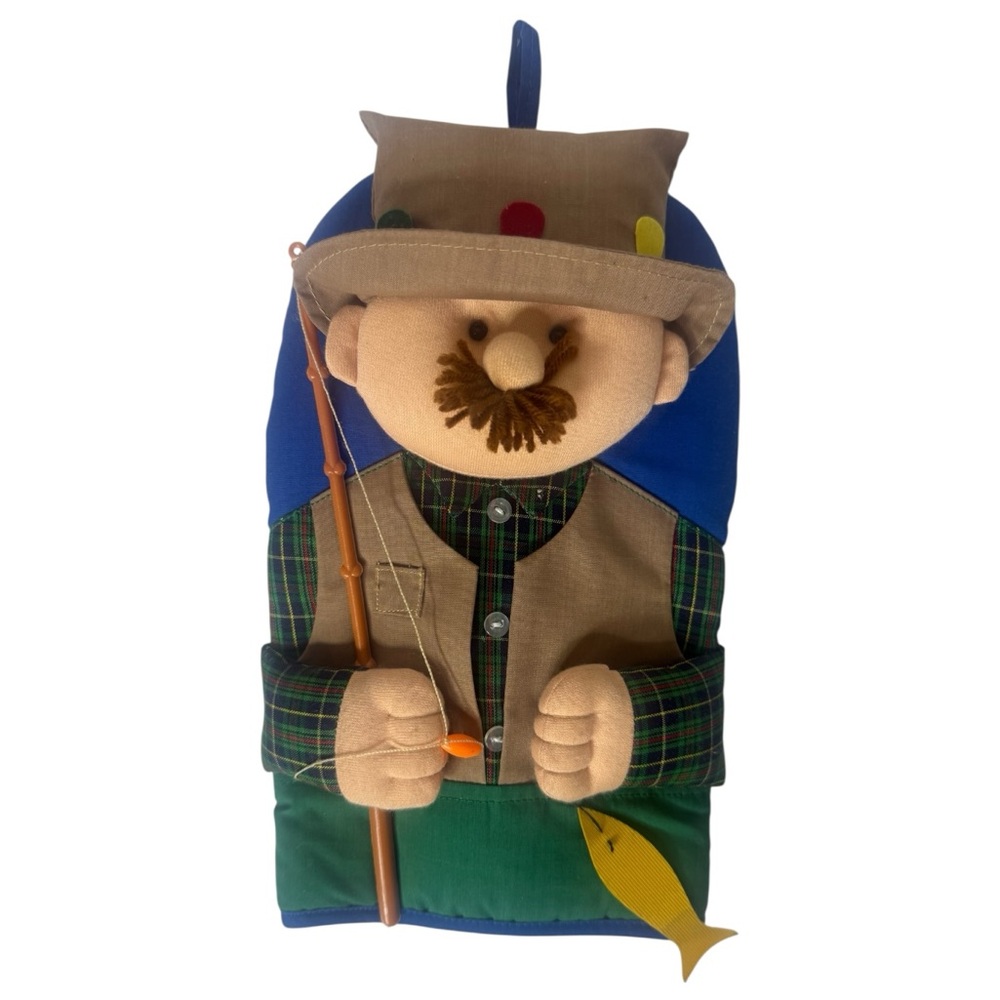 Vintage Winfield 1994 Fisherman Decorative Oven Mitt‎
